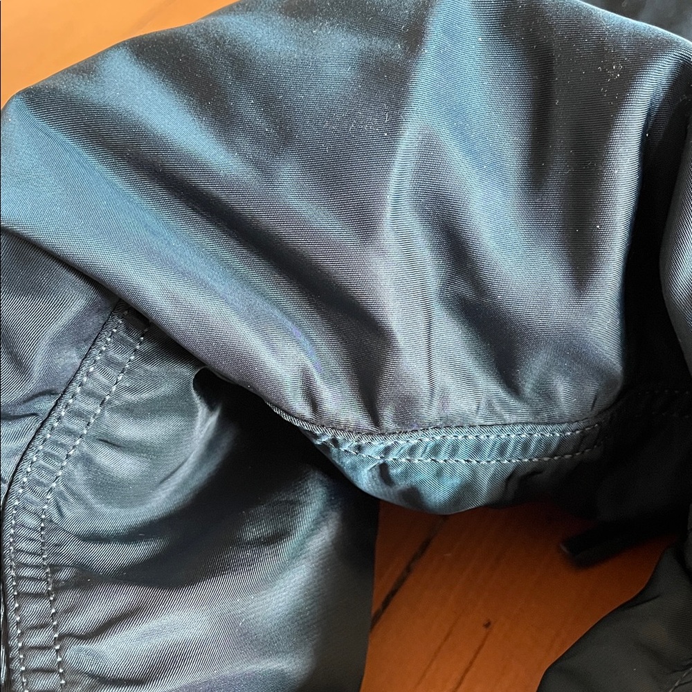 Alpha Industries Flying Man’s N-2B dark teal Fur-Trimmed Hooded Jacket - Picture 14 of 16